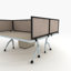 Panneau d'intimité acoustique fixé au bureau-16490078-16490067-16490077