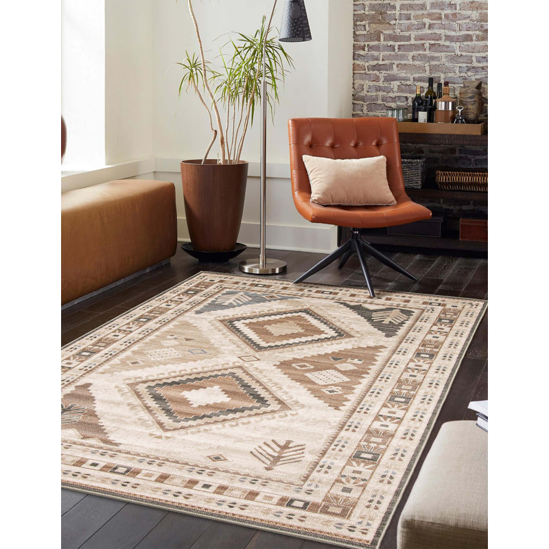 Tapis ivoire Lia, Rectangle de 5 pi x 8 pi