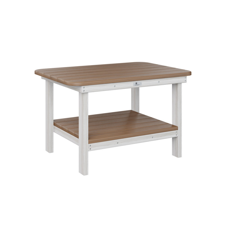 Table basse Berlin Gardens, Acajou antique, Coquille de mer