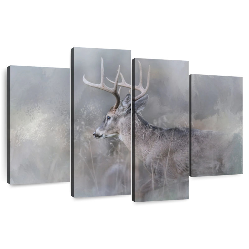 Brampt Meeting Winter Head On, 22" H x 36" W