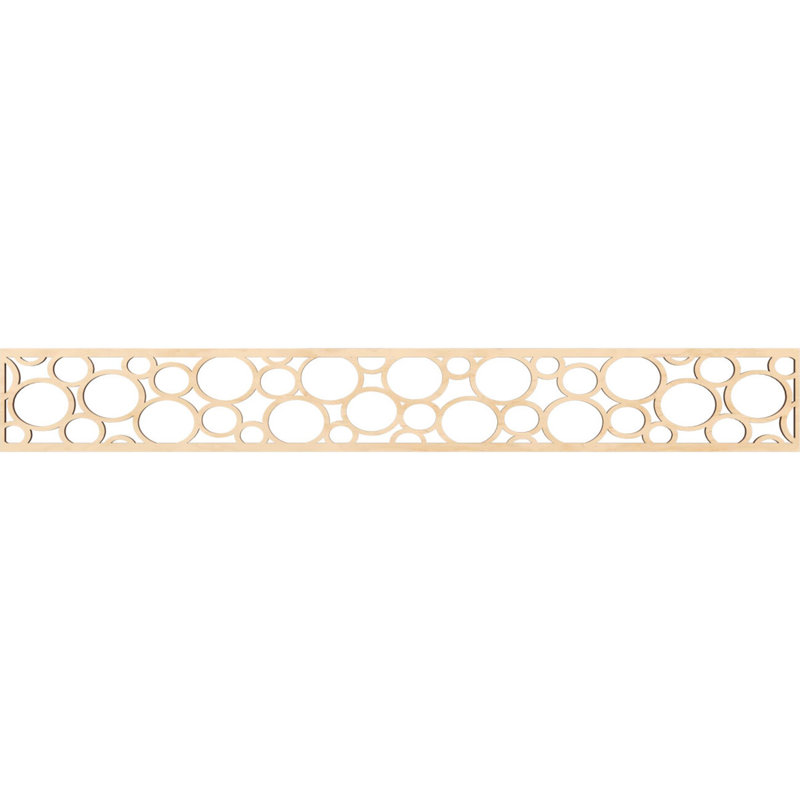 Moulure de chantournage, Bouleau, H 6 po x l 46,5 po x P 0,375 po