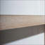 Table basse moderne en bois d'ingénierie minimaliste pour le salon - Décoration décorative robuste avec finition naturelle