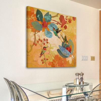 Humming Birds by Evelia - Painting on Canvas