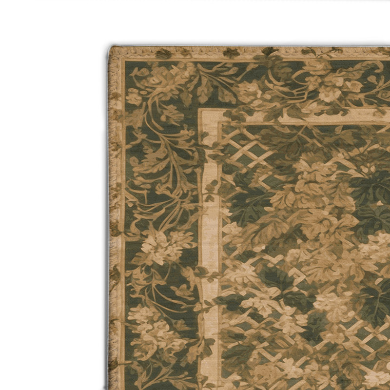 Tapis d'intérieur et d'extérieur brun Nature, Rectangulaire 2 pi x 3 pi