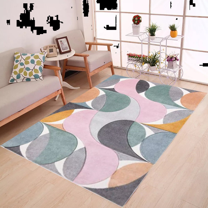 Modern Large Area Rugs Living Room Bedroom Carpet Hallway Runner Rug Floor Mats, Rectangle 80 x 150cm