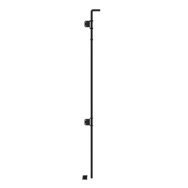 Heavy Duty Drop Rod, 24" H x 2.5" W x 3.3" D, Black