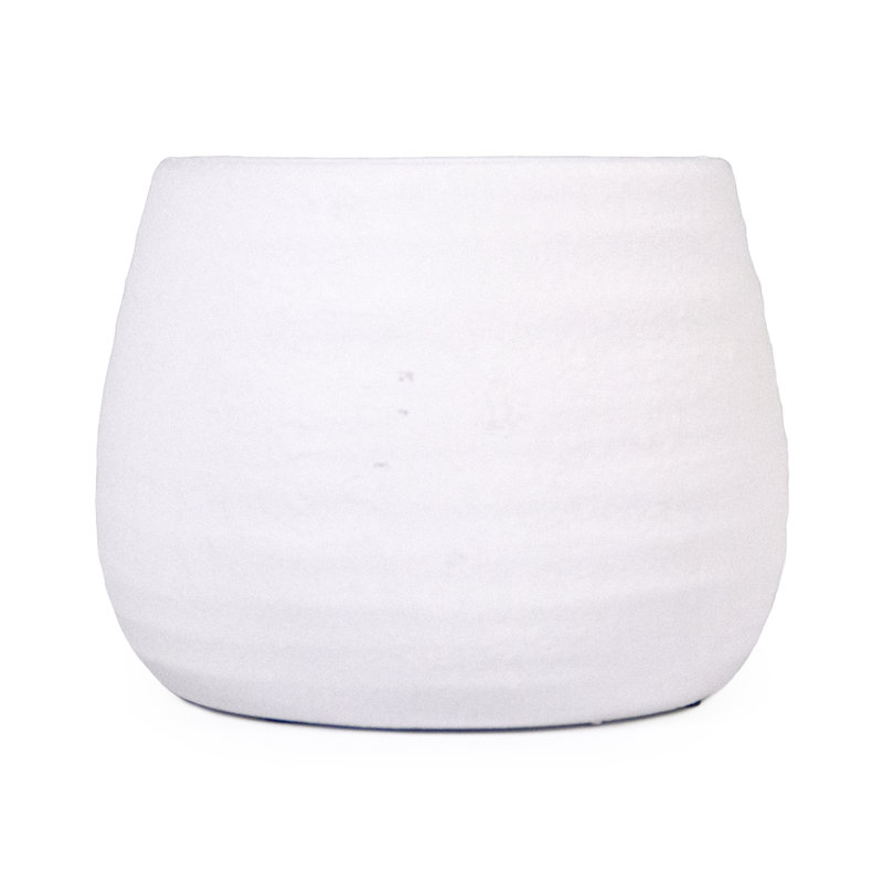 Ceramic Table Vase, 6" H x 7.5" W x 7.5" D