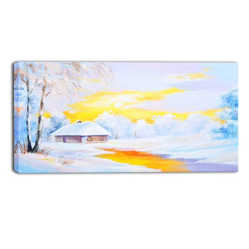 Spring Forest Green Landscape Canvas Art Print, 20x40