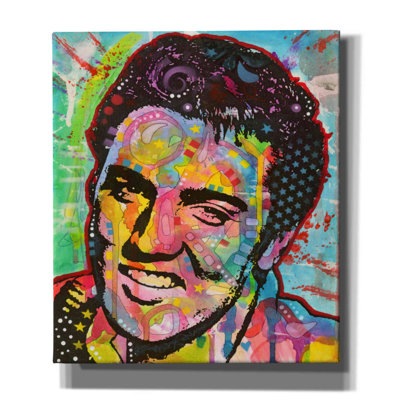 "Elvis" par Dean Russo - impression sur toile tendue