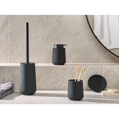 4-Piece Bathroom Accessories Set SUCHES Pink