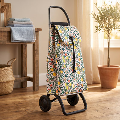 Chariot de magasinage pliant en aluminium léger Rolser, chariot de grande capacité avec roulettes, compact et pliable pour un rangement facile