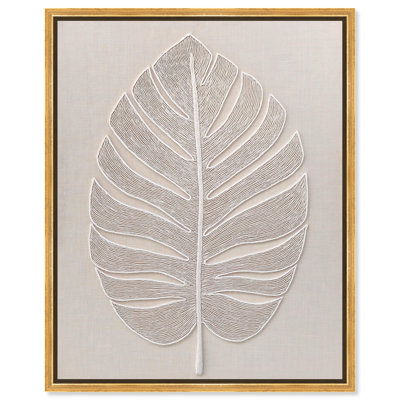 Toile de lin I, art côtier élégant par Art Remedy
