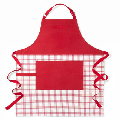 KITCHENAID Gourmet Series Gridlines Big Chef Apron Adult-Sized