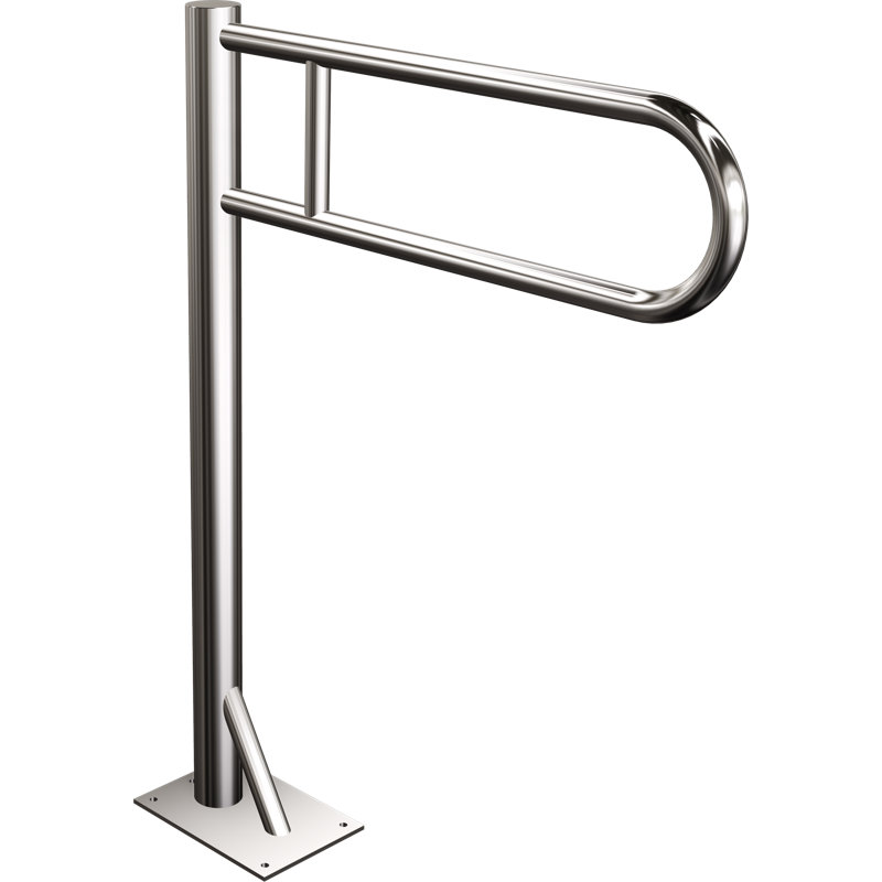 Byers Floor Fixed Constant Grab Bar, Silver