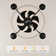 Kassee 19.68'' Black Crystal Chandelier Ceiling Fan with Light Kit and Remote