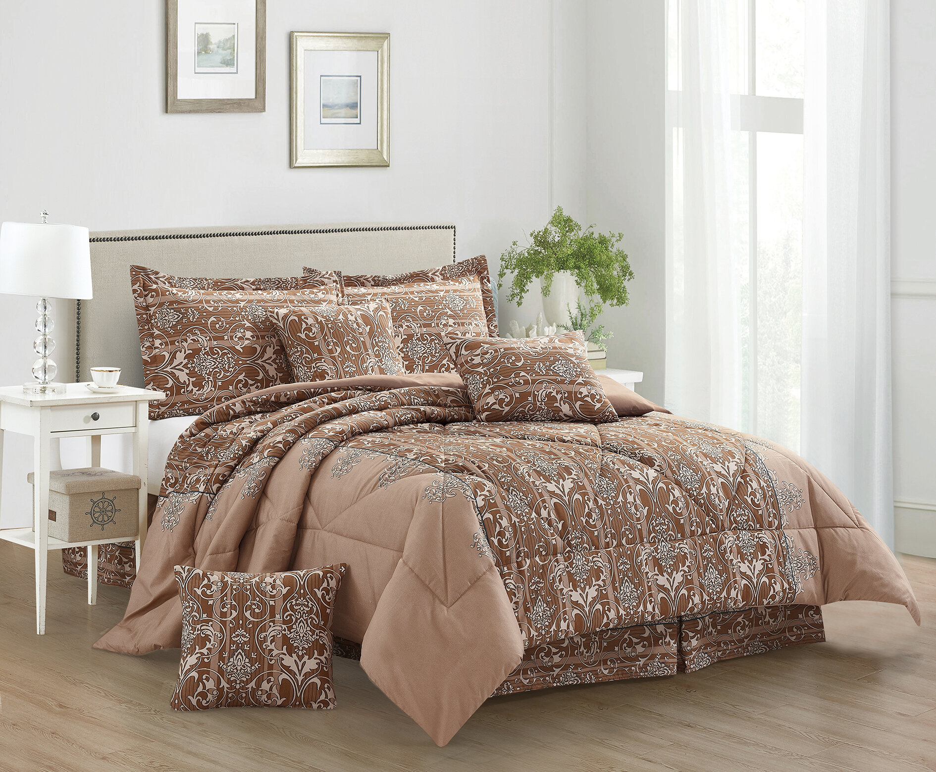 Bed sheet best sale and comforter set