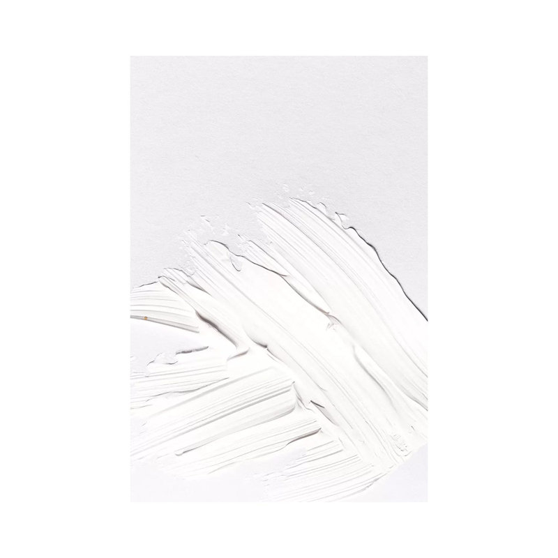 Minimal White by Honeymoon Hotel - Wrapped Canvas Gallery-Wrapped Canvas Giclée, 30.48cm H x 20.32cm W