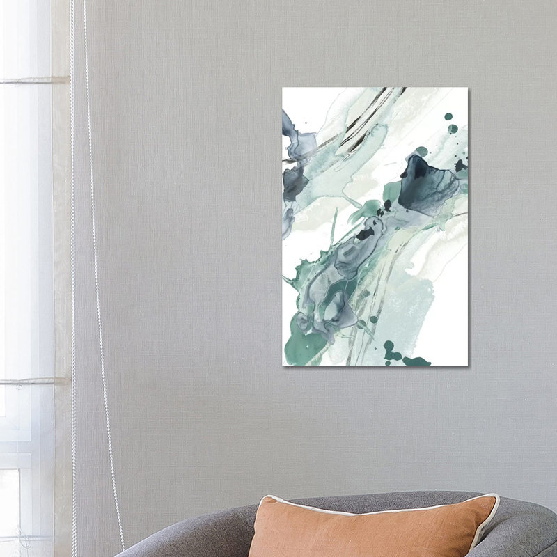Deep Splash II by June Erica Vess - Wrapped Canvas Gallery-Wrapped Canvas Giclée, 66.04 cm H x 45.72 cm W