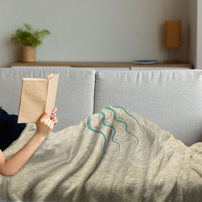 Hand Woven Throw Blanket, 50" x 60"