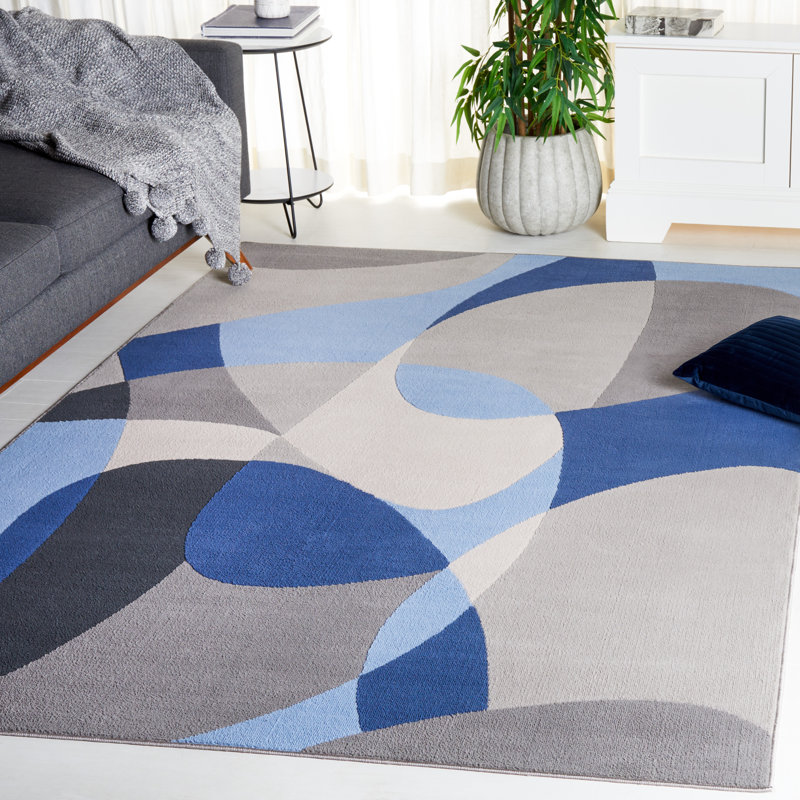 Tapis abstrait Odyssey Performance, Rectangle 5 pi 3 po x 7 pi 6 po