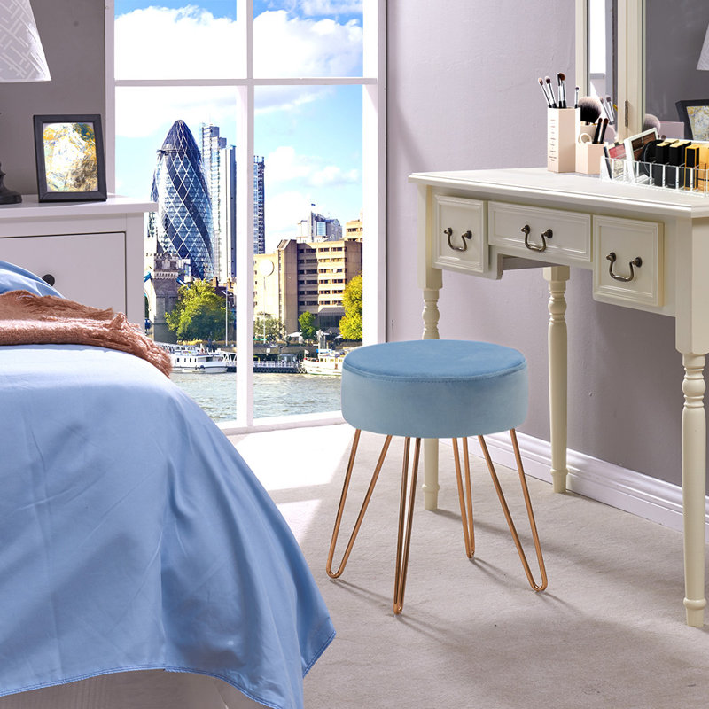 Tabouret Childress, Bleu clair