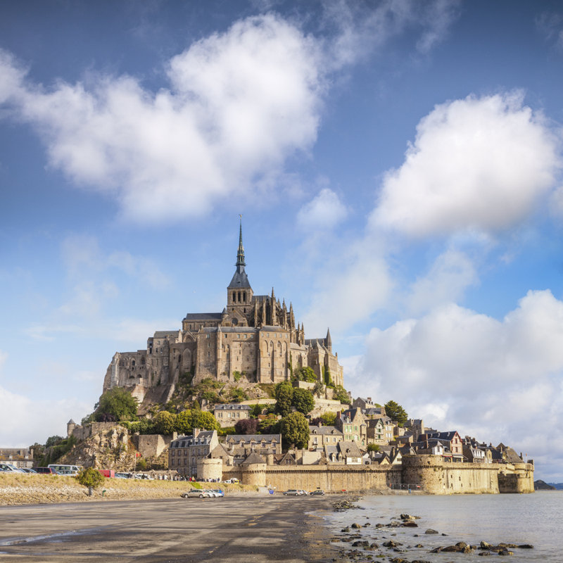 Mont St Michel, Normandie, France, H 36 po x l 36 po