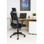 Hinton Polyester Blend Office Chair with Headrest