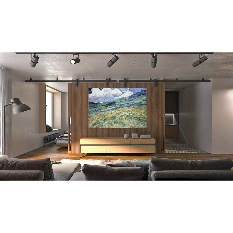 Mountains by Vincent Van Gogh - Wrapped Canvas Print, 25cm H x 31cm W