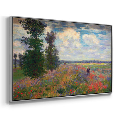 Monet - reproduction de cadre flottant sur toile