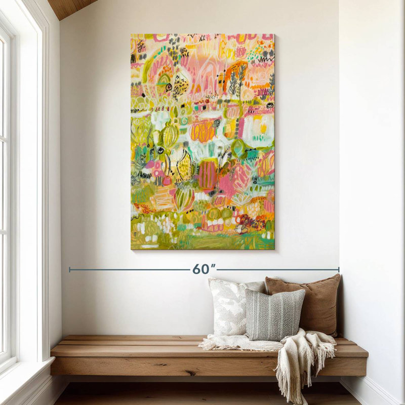 Avery Boho Garden I, 48" H x 32" W
