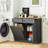 Ariyonna Solid Wood Top Kitchen Cart