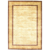 Canvello Tabriz Design Hand Knotted Rug - 4'1" X 5'11"