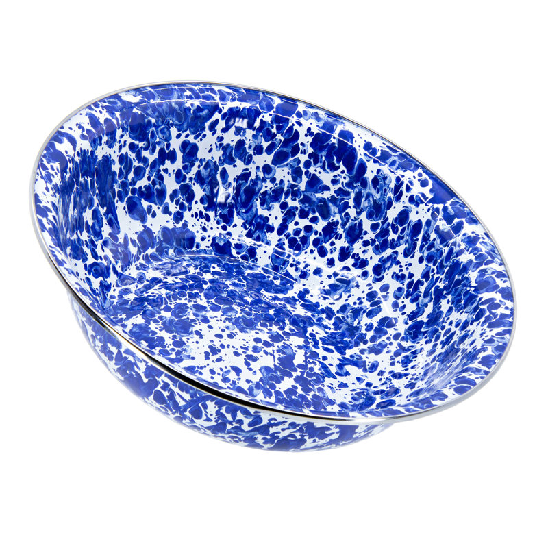 Swirl Serving Basin, Cobalt Swirl, Serving Bowl