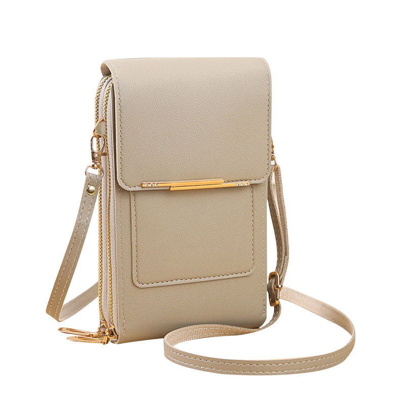 Sac à dos en cuir pour téléphone portable, E