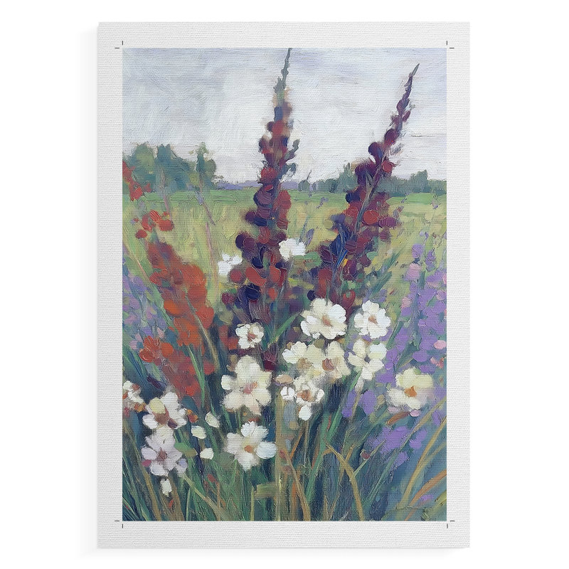 Série FLORAL DCXLII - Impression sur toile seulement - NON CADRE, H 48 po x l 32 po