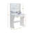 Makeup Vanity With Lighted Mirror
