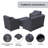 Anyuta Wood Group Seating  Patio Conversation Sets Outdoor Furniture Covers