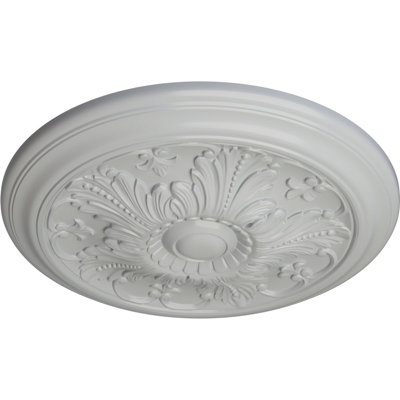 Médaillon de plafond H 16,875 po x l 16,875 po x P 3,5 po Vienna
