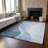 Premium Machine Washable Prisco Blue Rug-1298548927