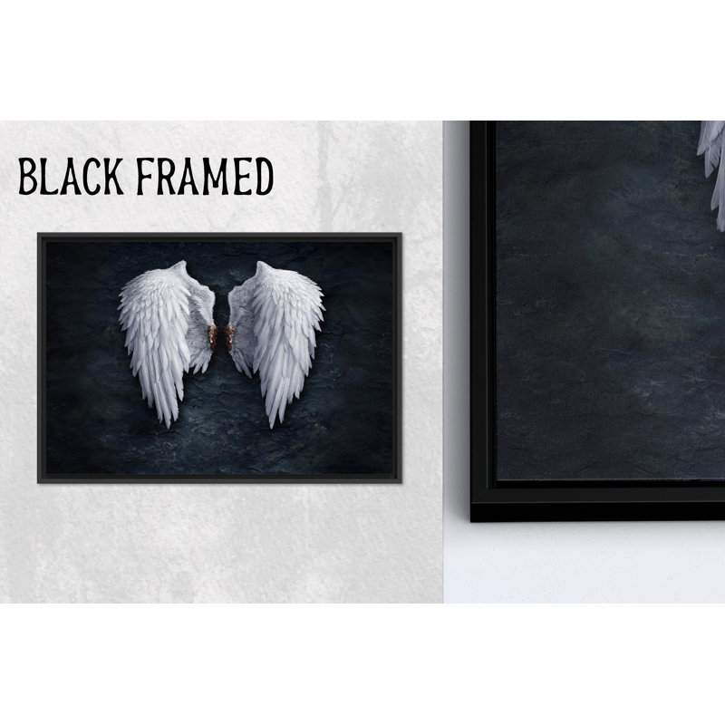 «Banksy Angel Wings», impression sur toile abstraite, œuvre d'art plate, 1P, 23,7 po H x 31,6 po l