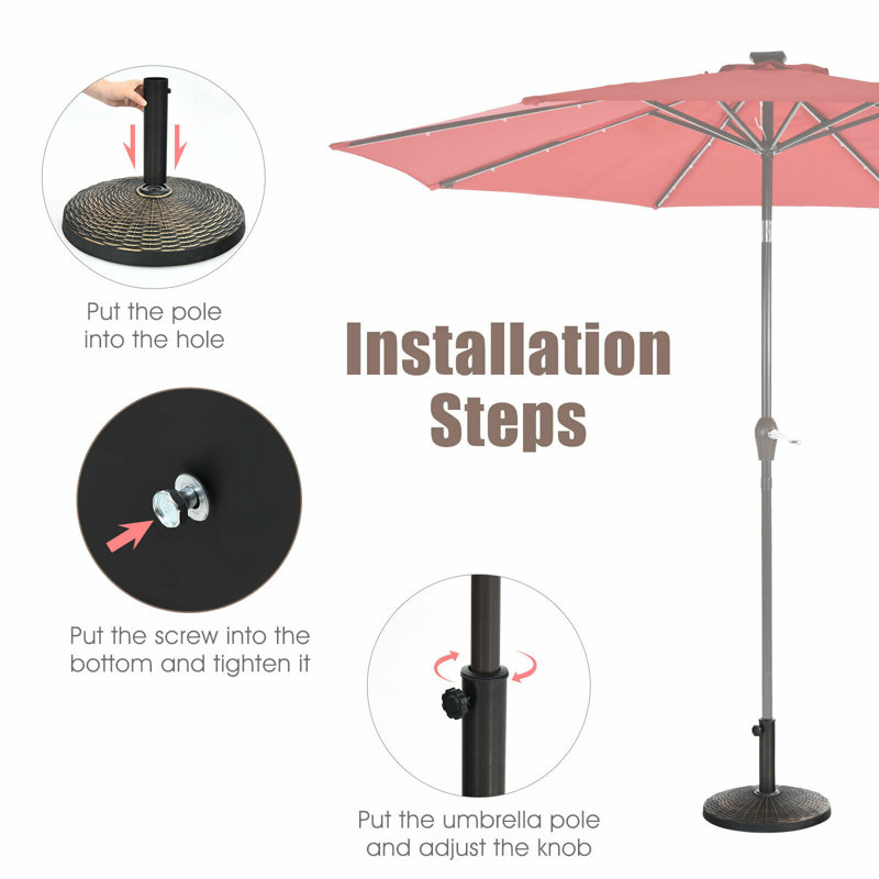 Traylor 12 kg Resin Umbrella Base