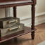 Console américaine de style rétro brun
