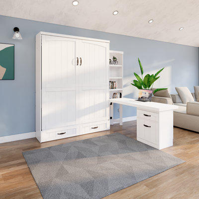 Isalgue Solid Wood Murphy Bed
