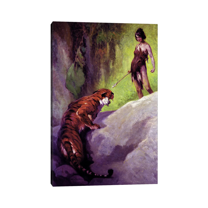 Pellucdiar by J. Allen St. John - Wrapped Canvas Print, 30.48 cm H x 45.72 cm W