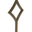 Applique murale Theresa - Doré-27527625