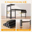 Metal Base Computer Desk with Power Outlet-532274457