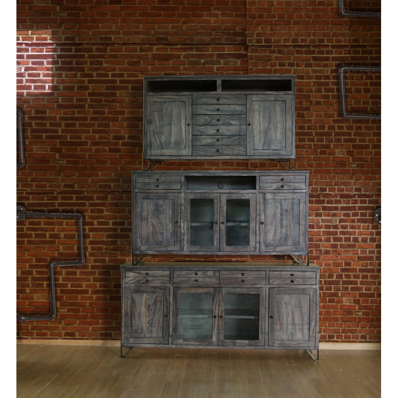 Moro Solid Wood 60'' W Storage Credenza