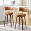 Tabouret de bar et de comptoir pivotant rembourré-1118633826-1118633830