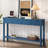 Entryway Console Table With Bottom Shelf