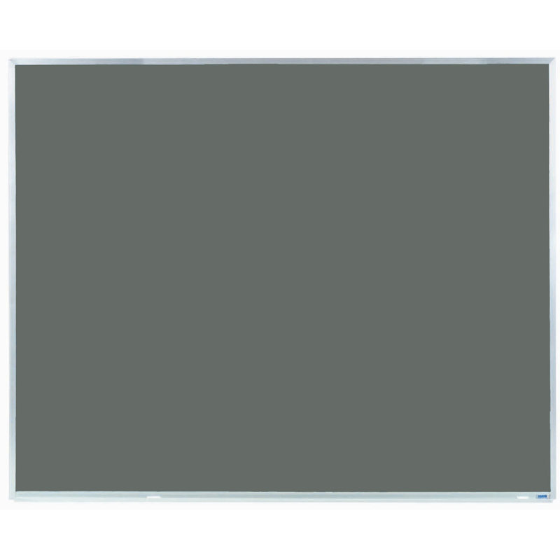 Tableau noir mural magnétique, H 4 pi x L 5 pi, Gris ardoise